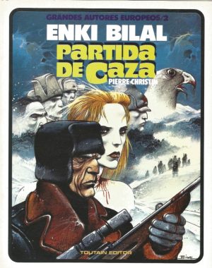PARTIDA DE CAZA de Enki Bilal, un tomo de tapas blandas, 84 pgs. a color.